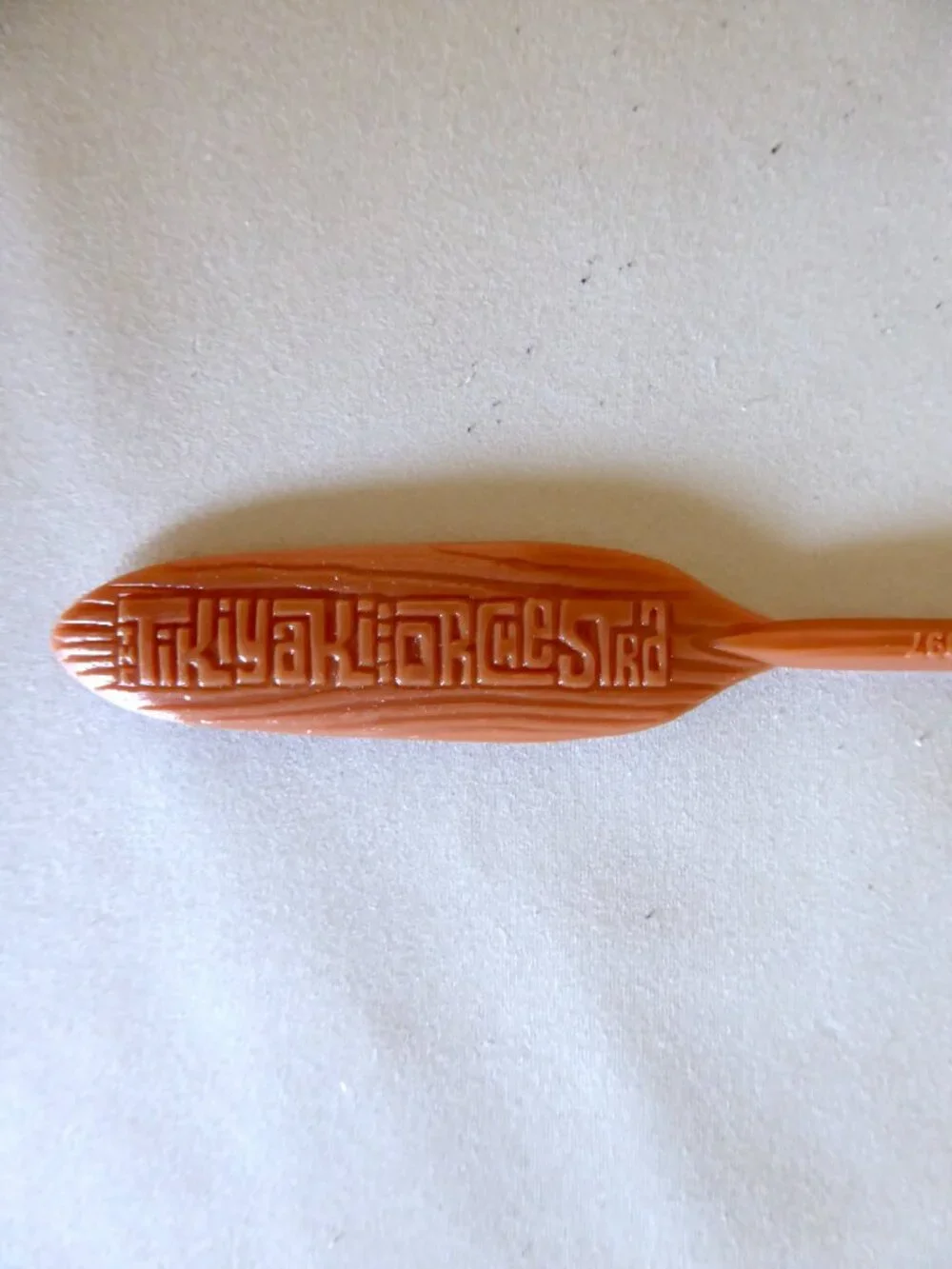 NEW 7.75” TIKI GOD BOAT OAR PLASTIC SWIZZLE STICKS COCKTAIL STIRRERS LOT OF 10